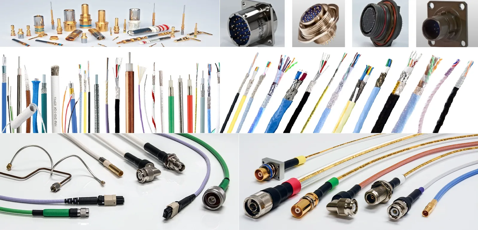 Overview of connectors, cables and cable assemblies by Cemsy Assemblies B.V.